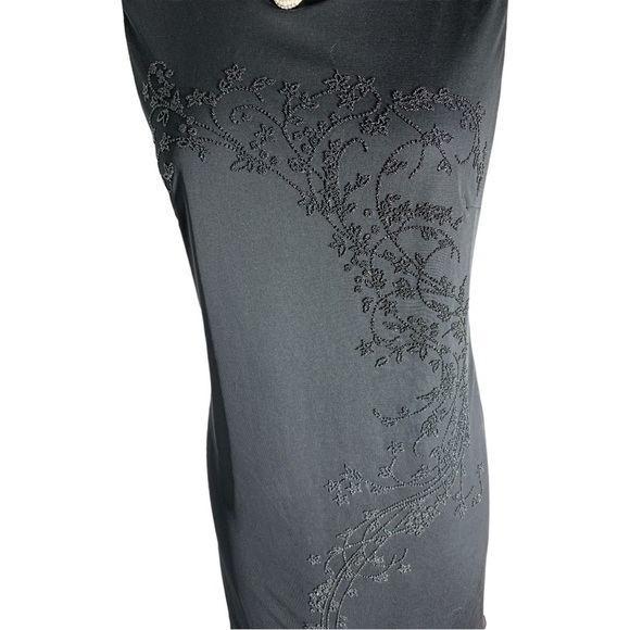* NEW* AGB Black Embellishments Formal Sleeveless Dress Size M - Picture 14 of 17